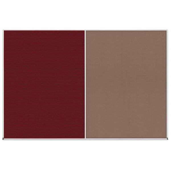 Enclosed Corkboard, 1 Door, 24"x36", 4" Fra